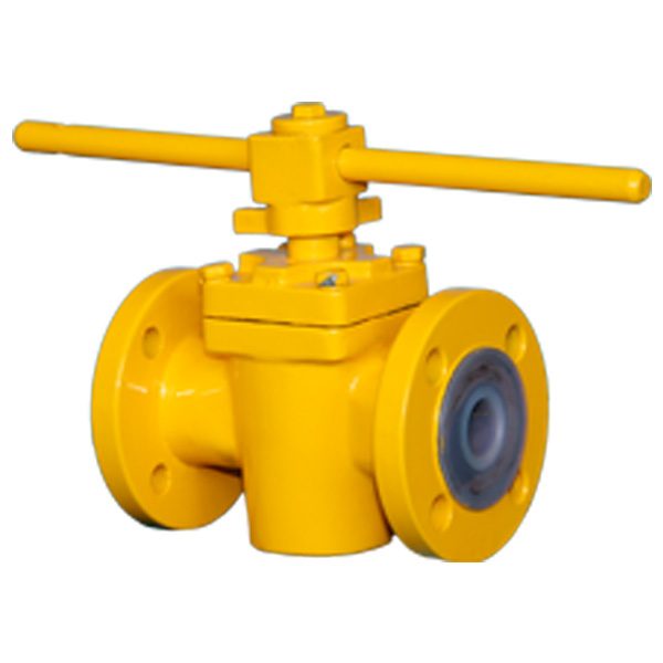FEP / PFA LINED HAND OPERATED & GEAR OPERATED STAINLESS STEEL / SPARROW GREY IRON (SGI) PLUG VALVE